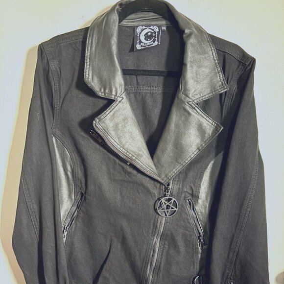Killstar Plus Interstate Biker Jacket (Plus Size) - Picture 3 of 4